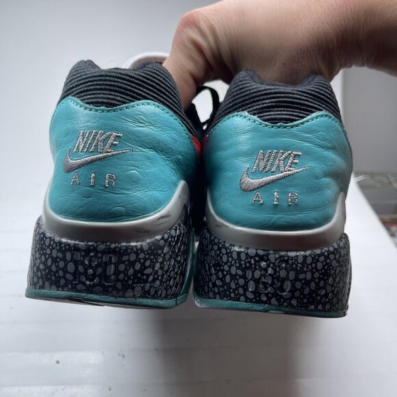 Nike air max 180 black/laser crimson-dusty cactus Safari 2014 Size 8 US - Picture 11 of 16